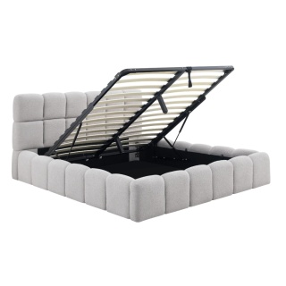 Łóżko Andre 160x200, tkanina Abriamo, stelaż metalowy