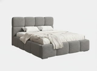 Łóżko Auro 160x200, tkanina Abriamo 03, stelaż metalowy