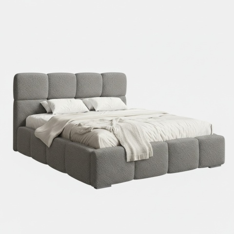 Łóżko Auro 160x200, tkanina Quelle, stelaż metalowy