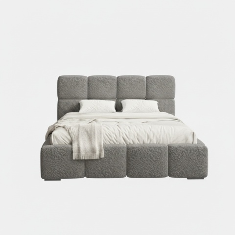 Łóżko Auro 160x200, tkanina Quelle, stelaż metalowy