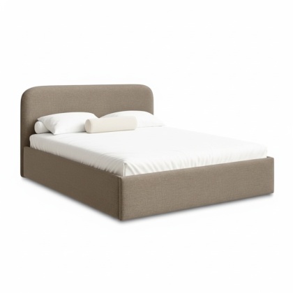 Łóżko Carl 160x200, tkanina Quelle, stelaż metalowy