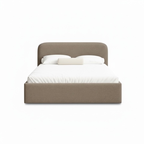 Łóżko Carl 160x200, tkanina Quelle, stelaż metalowy