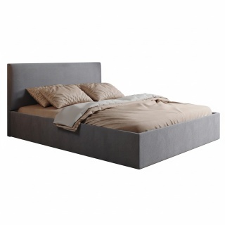 Łóżko Lindt 160x200, tkanina Abriamo, stelaż metalowy