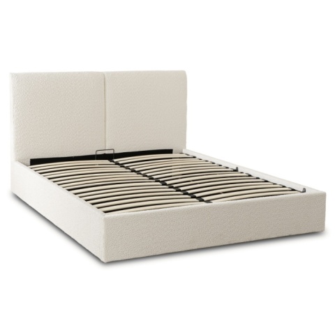 Łóżko Milani 160x200, tkanina Abriamo, stelaż metalowy