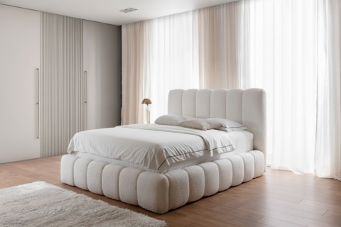 Łóżko Mili, tkanina Abriamo