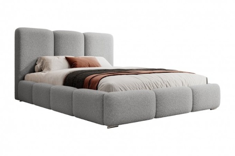 łóżko Linda 160x200, tkanina Quelle, stelaż metalowy